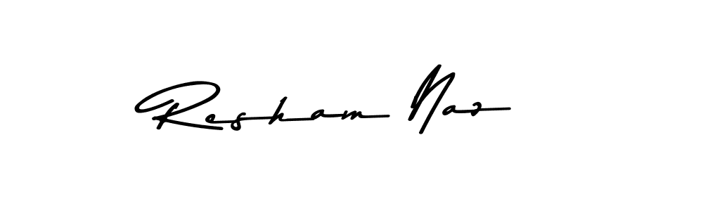 Also You can easily find your signature by using the search form. We will create Resham Naz name handwritten signature images for you free of cost using Asem Kandis PERSONAL USE sign style. Resham Naz signature style 9 images and pictures png