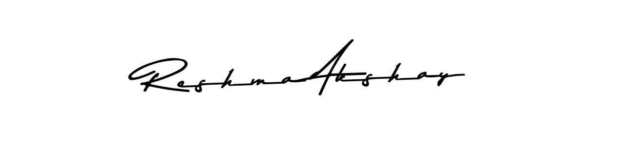 How to make Reshma Akshay signature? Asem Kandis PERSONAL USE is a professional autograph style. Create handwritten signature for Reshma Akshay name. Reshma Akshay signature style 9 images and pictures png