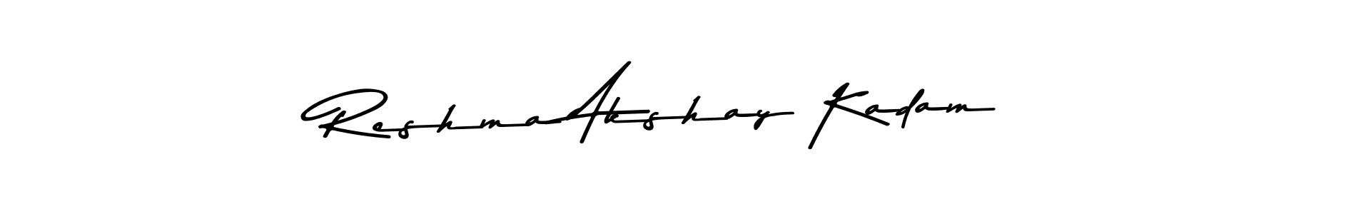 Make a short Reshma Akshay Kadam signature style. Manage your documents anywhere anytime using Asem Kandis PERSONAL USE. Create and add eSignatures, submit forms, share and send files easily. Reshma Akshay Kadam signature style 9 images and pictures png