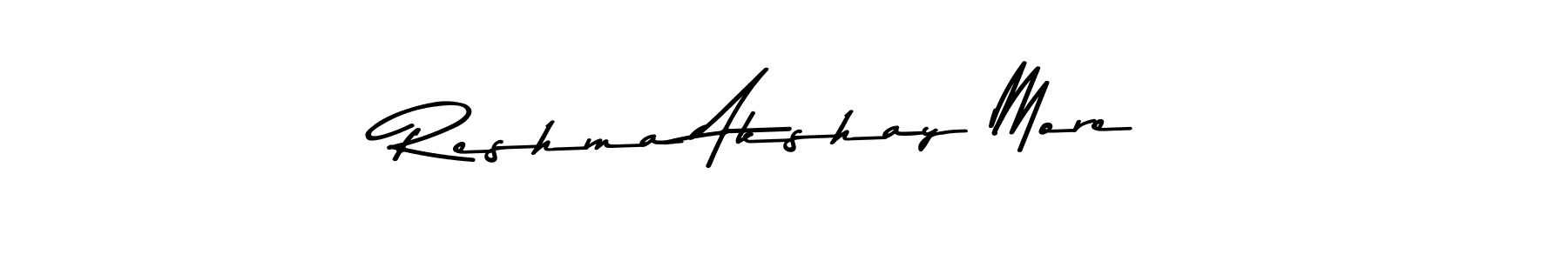 How to make Reshma Akshay More signature? Asem Kandis PERSONAL USE is a professional autograph style. Create handwritten signature for Reshma Akshay More name. Reshma Akshay More signature style 9 images and pictures png