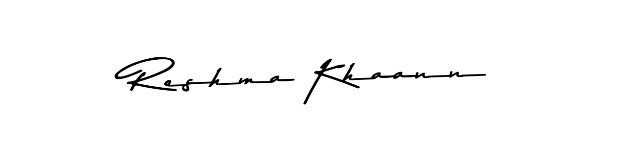 Also we have Reshma Khaann name is the best signature style. Create professional handwritten signature collection using Asem Kandis PERSONAL USE autograph style. Reshma Khaann signature style 9 images and pictures png