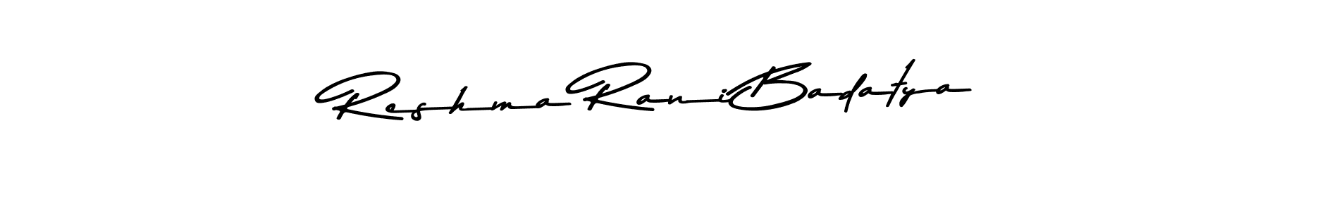 The best way (Asem Kandis PERSONAL USE) to make a short signature is to pick only two or three words in your name. The name Reshma Rani Badatya include a total of six letters. For converting this name. Reshma Rani Badatya signature style 9 images and pictures png