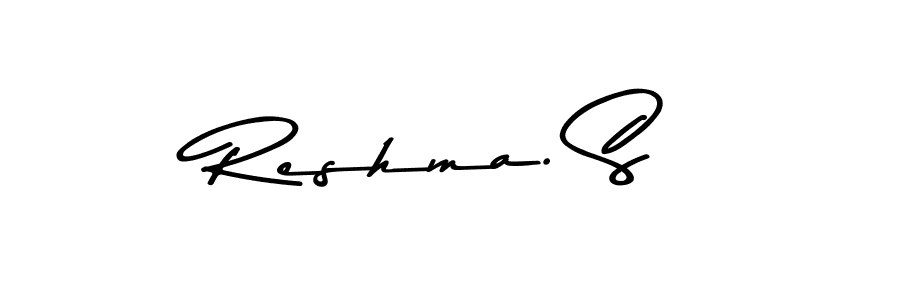 Make a beautiful signature design for name Reshma. S. Use this online signature maker to create a handwritten signature for free. Reshma. S signature style 9 images and pictures png