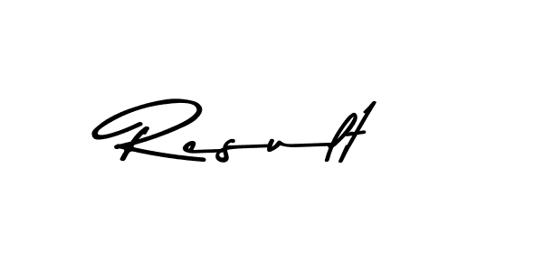 Asem Kandis PERSONAL USE is a professional signature style that is perfect for those who want to add a touch of class to their signature. It is also a great choice for those who want to make their signature more unique. Get Result name to fancy signature for free. Result signature style 9 images and pictures png