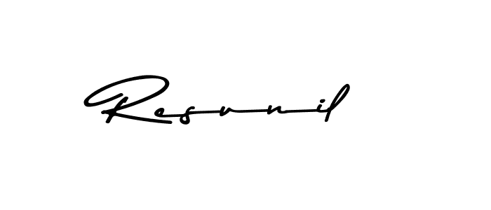 See photos of Resunil official signature by Spectra . Check more albums & portfolios. Read reviews & check more about Asem Kandis PERSONAL USE font. Resunil signature style 9 images and pictures png