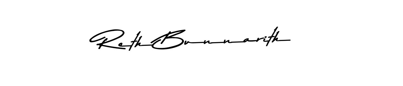 Similarly Asem Kandis PERSONAL USE is the best handwritten signature design. Signature creator online .You can use it as an online autograph creator for name Reth Bunnarith. Reth Bunnarith signature style 9 images and pictures png