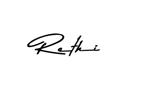 Make a beautiful signature design for name Rethi. Use this online signature maker to create a handwritten signature for free. Rethi signature style 9 images and pictures png