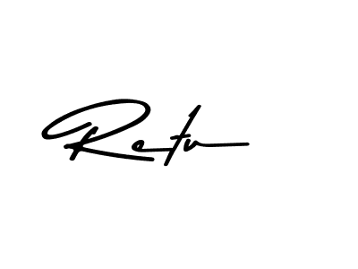Also we have Retu name is the best signature style. Create professional handwritten signature collection using Asem Kandis PERSONAL USE autograph style. Retu signature style 9 images and pictures png