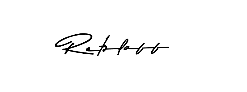 Use a signature maker to create a handwritten signature online. With this signature software, you can design (Asem Kandis PERSONAL USE) your own signature for name Retzlaff. Retzlaff signature style 9 images and pictures png