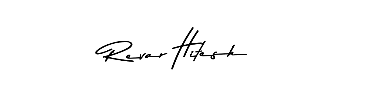 Make a beautiful signature design for name Revar Hitesh. Use this online signature maker to create a handwritten signature for free. Revar Hitesh signature style 9 images and pictures png