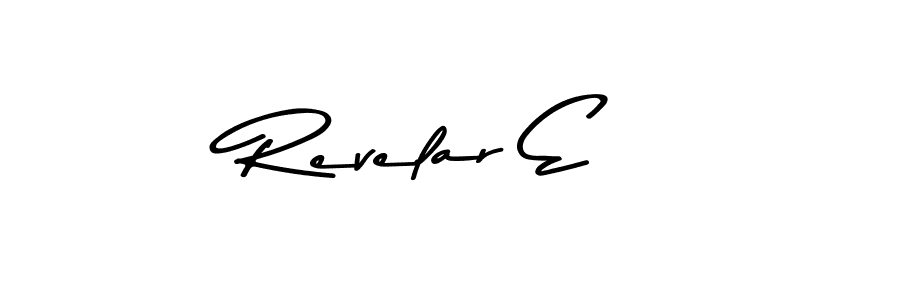 Also we have Revelar E name is the best signature style. Create professional handwritten signature collection using Asem Kandis PERSONAL USE autograph style. Revelar E signature style 9 images and pictures png