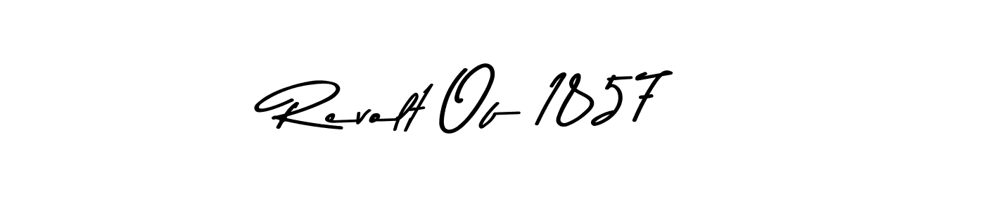 Also we have Revolt Of 1857 name is the best signature style. Create professional handwritten signature collection using Asem Kandis PERSONAL USE autograph style. Revolt Of 1857 signature style 9 images and pictures png