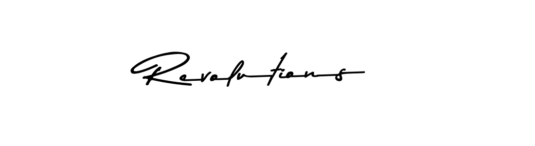 Create a beautiful signature design for name Revolutions. With this signature (Asem Kandis PERSONAL USE) fonts, you can make a handwritten signature for free. Revolutions signature style 9 images and pictures png