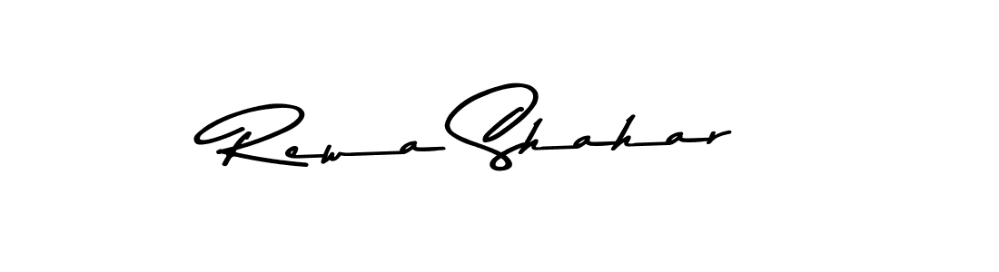 Also You can easily find your signature by using the search form. We will create Rewa Shahar name handwritten signature images for you free of cost using Asem Kandis PERSONAL USE sign style. Rewa Shahar signature style 9 images and pictures png