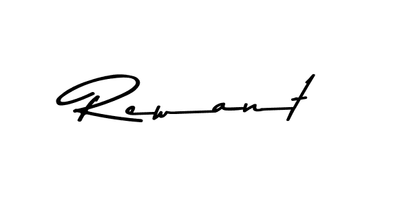 It looks lik you need a new signature style for name Rewant. Design unique handwritten (Asem Kandis PERSONAL USE) signature with our free signature maker in just a few clicks. Rewant signature style 9 images and pictures png