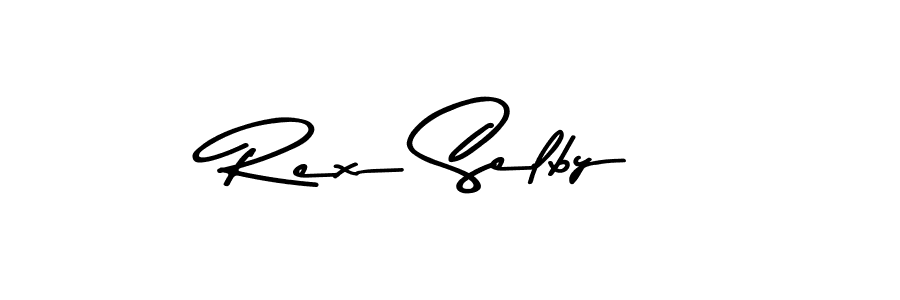 Rex Selby stylish signature style. Best Handwritten Sign (Asem Kandis PERSONAL USE) for my name. Handwritten Signature Collection Ideas for my name Rex Selby. Rex Selby signature style 9 images and pictures png