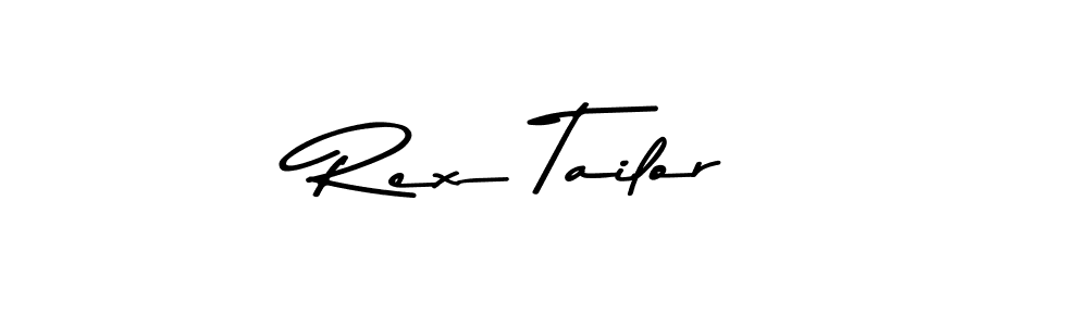 How to make Rex Tailor name signature. Use Asem Kandis PERSONAL USE style for creating short signs online. This is the latest handwritten sign. Rex Tailor signature style 9 images and pictures png