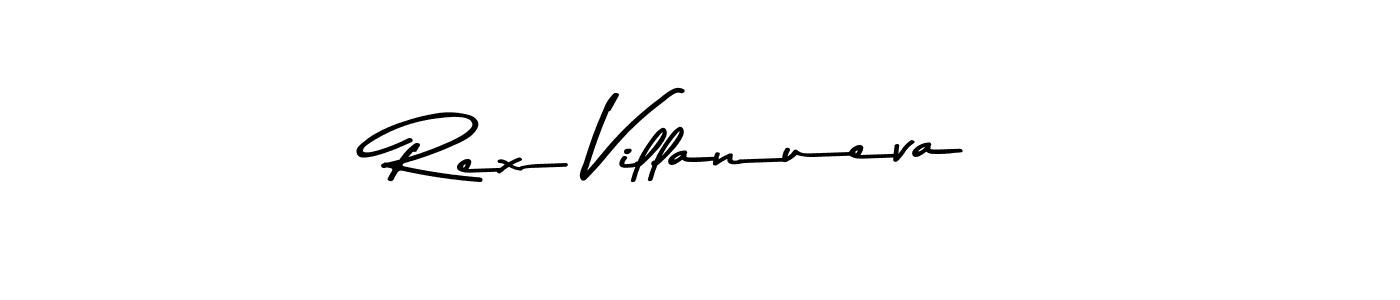 Create a beautiful signature design for name Rex Villanueva. With this signature (Asem Kandis PERSONAL USE) fonts, you can make a handwritten signature for free. Rex Villanueva signature style 9 images and pictures png