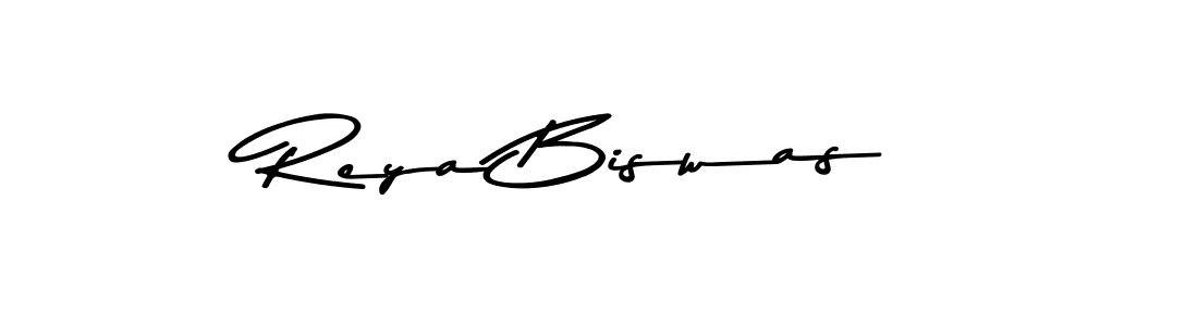 You should practise on your own different ways (Asem Kandis PERSONAL USE) to write your name (Reya Biswas) in signature. don't let someone else do it for you. Reya Biswas signature style 9 images and pictures png