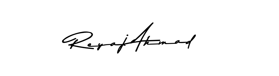Make a beautiful signature design for name Reyaj Ahmad. Use this online signature maker to create a handwritten signature for free. Reyaj Ahmad signature style 9 images and pictures png