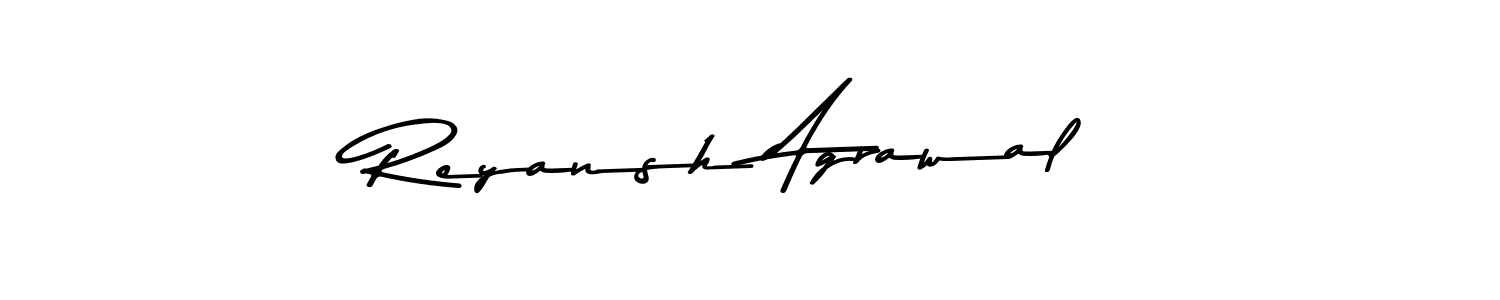 Use a signature maker to create a handwritten signature online. With this signature software, you can design (Asem Kandis PERSONAL USE) your own signature for name Reyansh Agrawal. Reyansh Agrawal signature style 9 images and pictures png