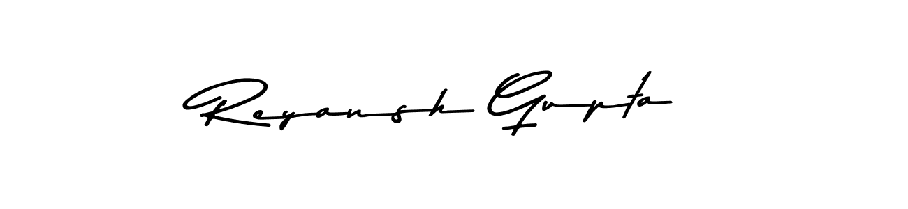 How to make Reyansh Gupta signature? Asem Kandis PERSONAL USE is a professional autograph style. Create handwritten signature for Reyansh Gupta name. Reyansh Gupta signature style 9 images and pictures png