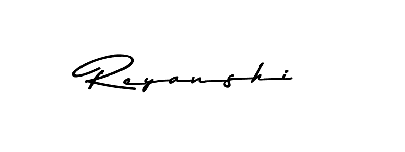 Similarly Asem Kandis PERSONAL USE is the best handwritten signature design. Signature creator online .You can use it as an online autograph creator for name Reyanshi. Reyanshi signature style 9 images and pictures png