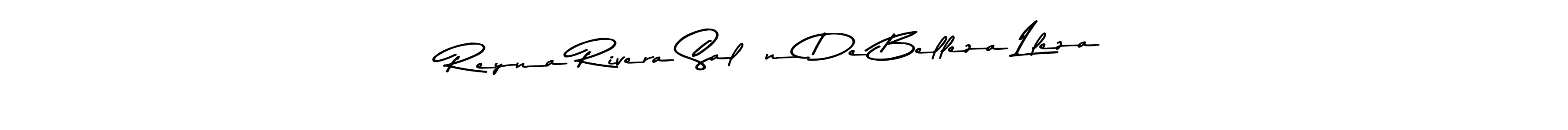 Similarly Asem Kandis PERSONAL USE is the best handwritten signature design. Signature creator online .You can use it as an online autograph creator for name Reyna Rivera Salón De Belleza Lleza. Reyna Rivera Salón De Belleza Lleza signature style 9 images and pictures png