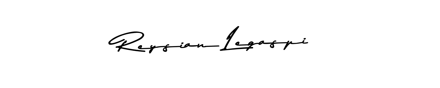 Design your own signature with our free online signature maker. With this signature software, you can create a handwritten (Asem Kandis PERSONAL USE) signature for name Reysian Legaspi. Reysian Legaspi signature style 9 images and pictures png