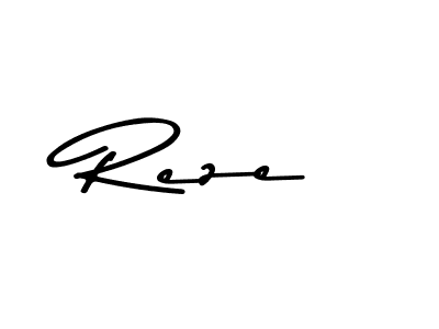 Reze stylish signature style. Best Handwritten Sign (Asem Kandis PERSONAL USE) for my name. Handwritten Signature Collection Ideas for my name Reze. Reze signature style 9 images and pictures png