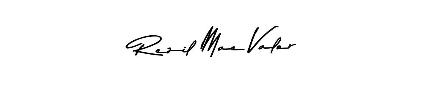 Make a beautiful signature design for name Rezil Mae Valor. Use this online signature maker to create a handwritten signature for free. Rezil Mae Valor signature style 9 images and pictures png