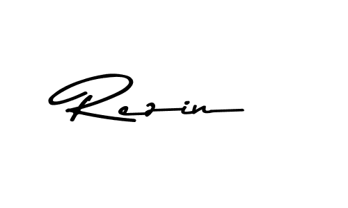 You should practise on your own different ways (Asem Kandis PERSONAL USE) to write your name (Rezin) in signature. don't let someone else do it for you. Rezin signature style 9 images and pictures png