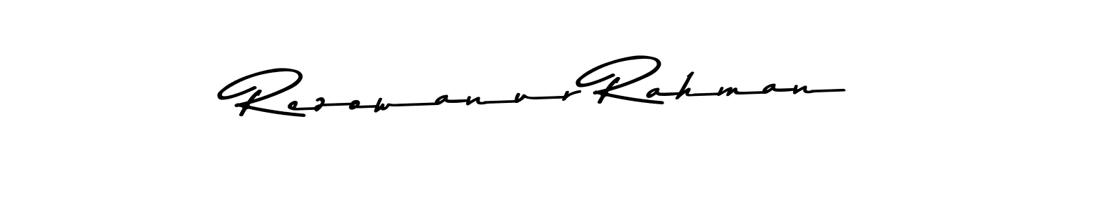 Design your own signature with our free online signature maker. With this signature software, you can create a handwritten (Asem Kandis PERSONAL USE) signature for name Rezowanur Rahman. Rezowanur Rahman signature style 9 images and pictures png