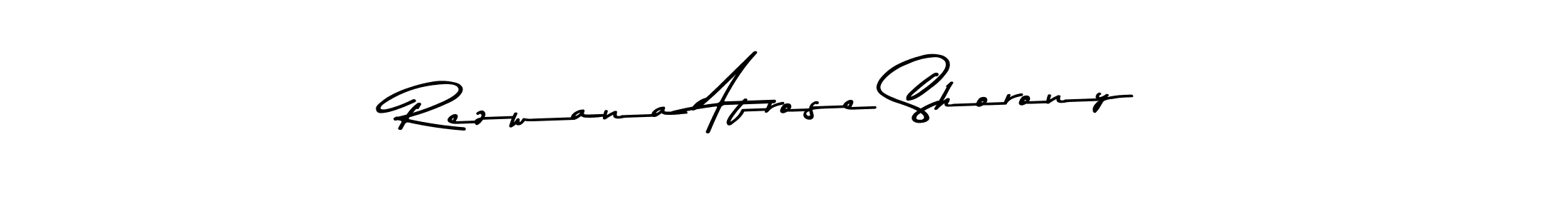 Use a signature maker to create a handwritten signature online. With this signature software, you can design (Asem Kandis PERSONAL USE) your own signature for name Rezwana Afrose Shorony. Rezwana Afrose Shorony signature style 9 images and pictures png