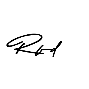 How to make Rfd signature? Asem Kandis PERSONAL USE is a professional autograph style. Create handwritten signature for Rfd name. Rfd signature style 9 images and pictures png