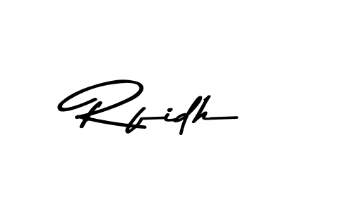 if you are searching for the best signature style for your name Rfidh. so please give up your signature search. here we have designed multiple signature styles  using Asem Kandis PERSONAL USE. Rfidh signature style 9 images and pictures png