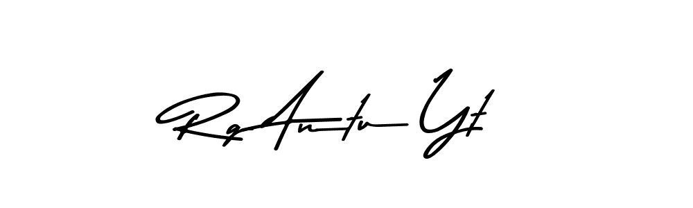 You should practise on your own different ways (Asem Kandis PERSONAL USE) to write your name (Rg Antu Yt) in signature. don't let someone else do it for you. Rg Antu Yt signature style 9 images and pictures png