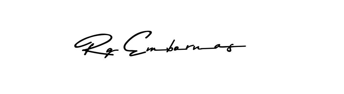 You should practise on your own different ways (Asem Kandis PERSONAL USE) to write your name (Rg Embornas) in signature. don't let someone else do it for you. Rg Embornas signature style 9 images and pictures png