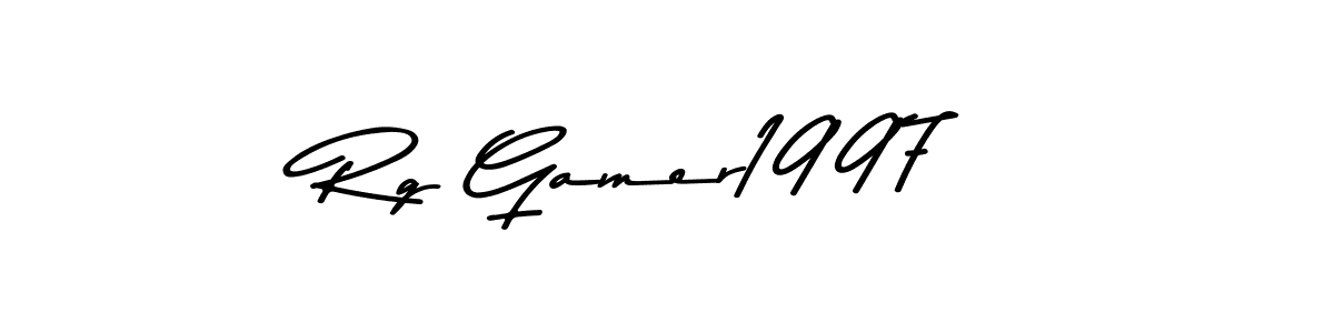 The best way (Asem Kandis PERSONAL USE) to make a short signature is to pick only two or three words in your name. The name Rg Gamer1997 include a total of six letters. For converting this name. Rg Gamer1997 signature style 9 images and pictures png