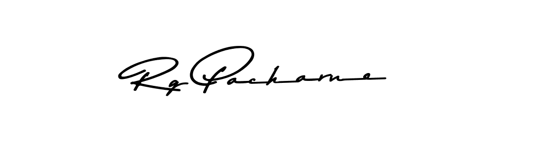 The best way (Asem Kandis PERSONAL USE) to make a short signature is to pick only two or three words in your name. The name Rg Pacharne include a total of six letters. For converting this name. Rg Pacharne signature style 9 images and pictures png