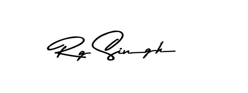 How to make Rg Singh name signature. Use Asem Kandis PERSONAL USE style for creating short signs online. This is the latest handwritten sign. Rg Singh signature style 9 images and pictures png