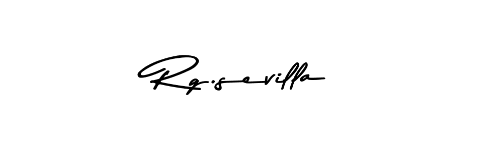 Rg.sevilla stylish signature style. Best Handwritten Sign (Asem Kandis PERSONAL USE) for my name. Handwritten Signature Collection Ideas for my name Rg.sevilla. Rg.sevilla signature style 9 images and pictures png
