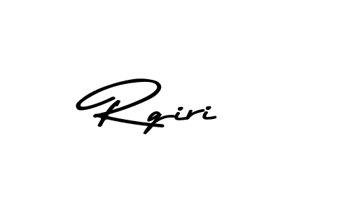 Make a beautiful signature design for name Rgiri. With this signature (Asem Kandis PERSONAL USE) style, you can create a handwritten signature for free. Rgiri signature style 9 images and pictures png