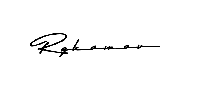 How to Draw Rgkamau signature style? Asem Kandis PERSONAL USE is a latest design signature styles for name Rgkamau. Rgkamau signature style 9 images and pictures png