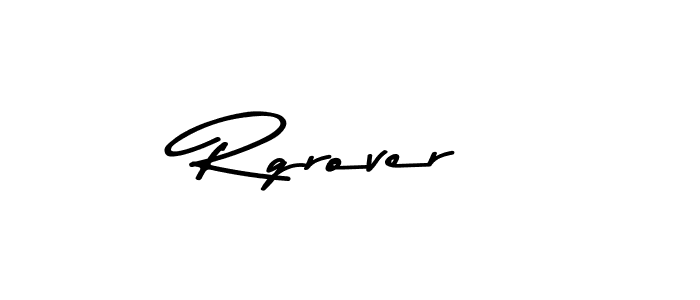 Use a signature maker to create a handwritten signature online. With this signature software, you can design (Asem Kandis PERSONAL USE) your own signature for name Rgrover. Rgrover signature style 9 images and pictures png