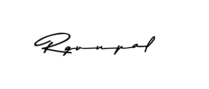 Rgunpal stylish signature style. Best Handwritten Sign (Asem Kandis PERSONAL USE) for my name. Handwritten Signature Collection Ideas for my name Rgunpal. Rgunpal signature style 9 images and pictures png