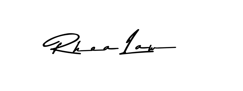 Design your own signature with our free online signature maker. With this signature software, you can create a handwritten (Asem Kandis PERSONAL USE) signature for name Rhea Law. Rhea Law signature style 9 images and pictures png