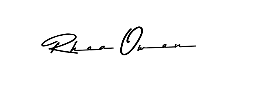 Use a signature maker to create a handwritten signature online. With this signature software, you can design (Asem Kandis PERSONAL USE) your own signature for name Rhea Owen. Rhea Owen signature style 9 images and pictures png