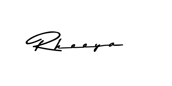 Make a beautiful signature design for name Rheeya. Use this online signature maker to create a handwritten signature for free. Rheeya signature style 9 images and pictures png