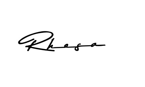 if you are searching for the best signature style for your name Rhesa. so please give up your signature search. here we have designed multiple signature styles  using Asem Kandis PERSONAL USE. Rhesa signature style 9 images and pictures png